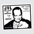 JVL (The Voice of Darkness) Sticker, White