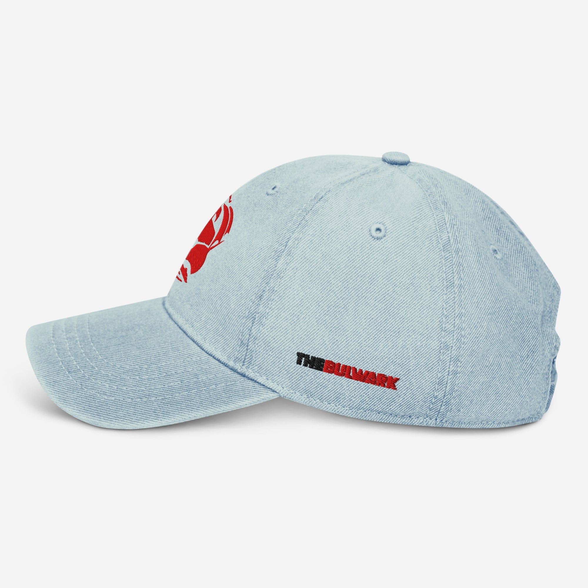 Baseball Cap, Light-wash Denim